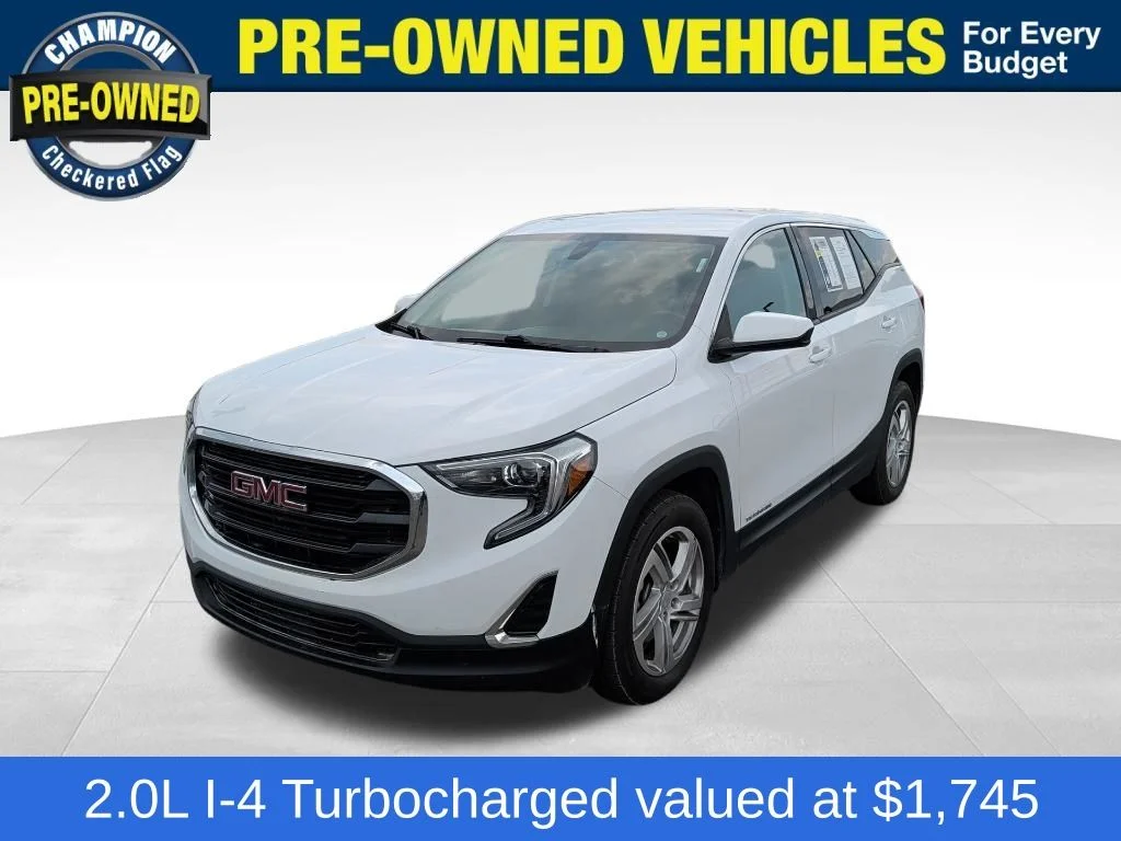 Used 2019 White GMC SLE image 1