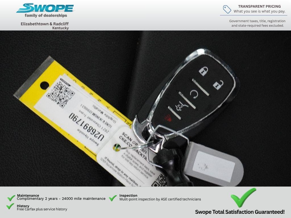 Used 2021 Graphite Metallic Chevrolet RS image 33