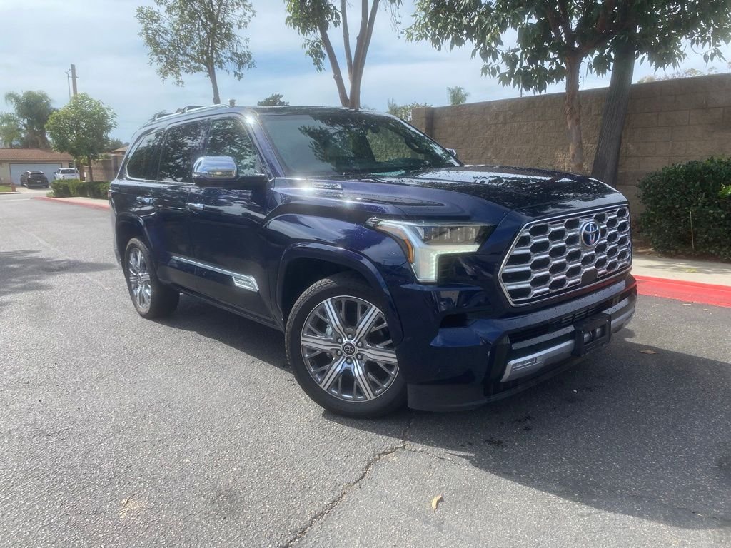 Used 2024 Blue Toyota Capstone image 1