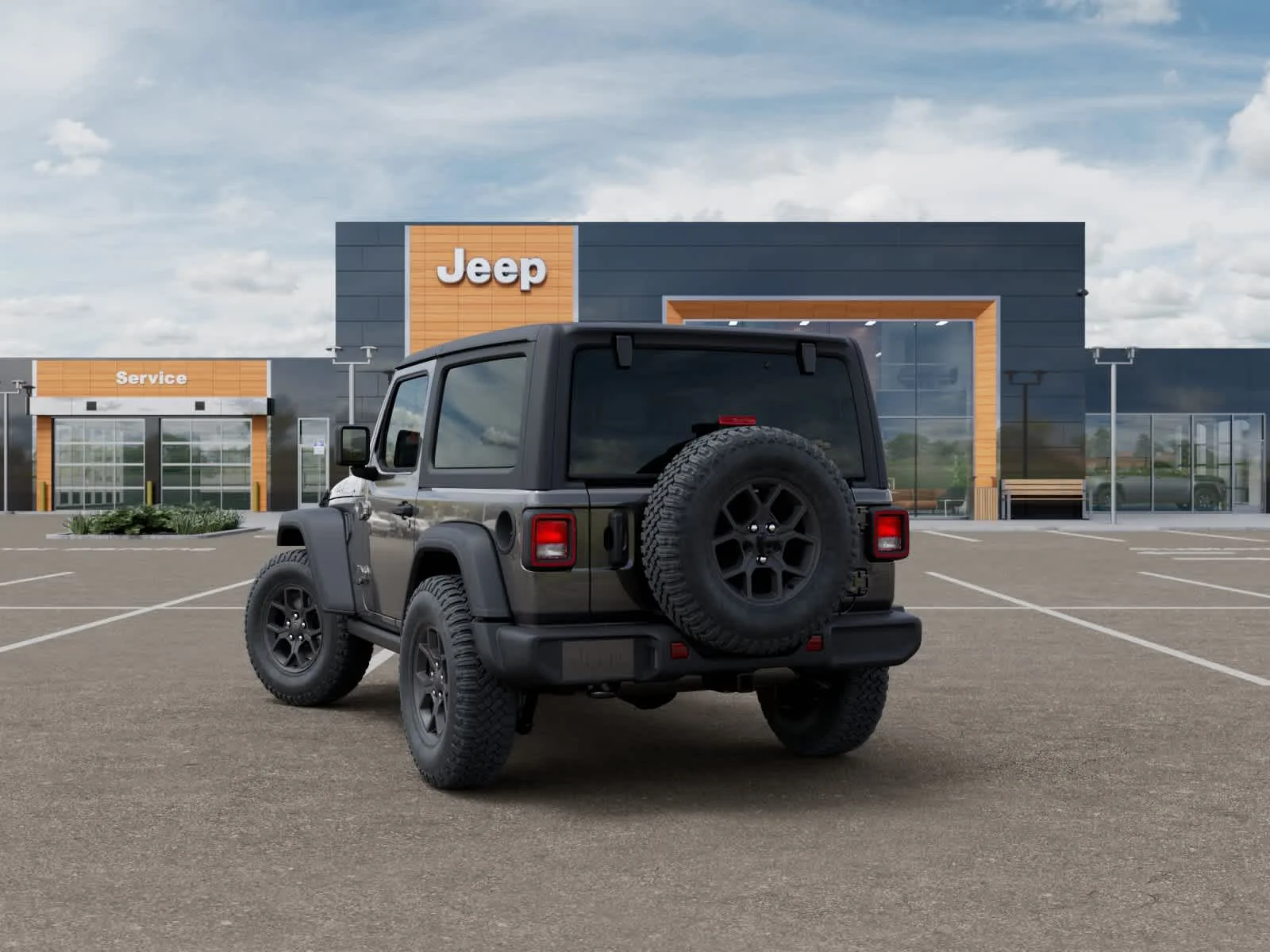 New 2026 Granite Crystal Metallic Clearcoat Jeep Willys image 3