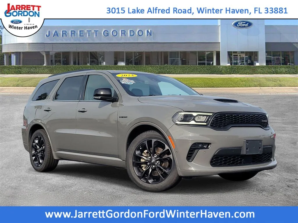 Certified Used 2023 Gray Dodge R/T Plus image 1