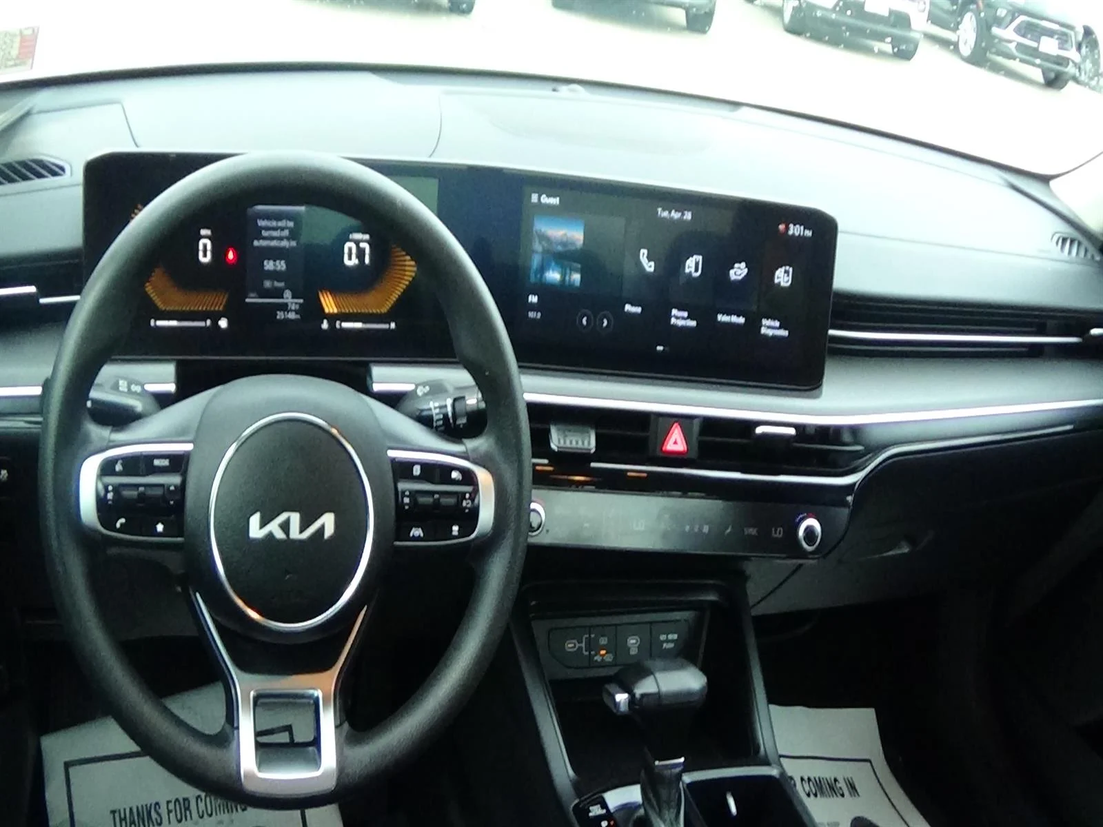 Used 2025 Snow White Kia LXS image 12