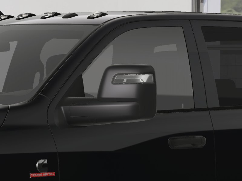 New 2024 Diamond Black Crystal Pearl-Coat Exterior Paint RAM Tradesman image 42