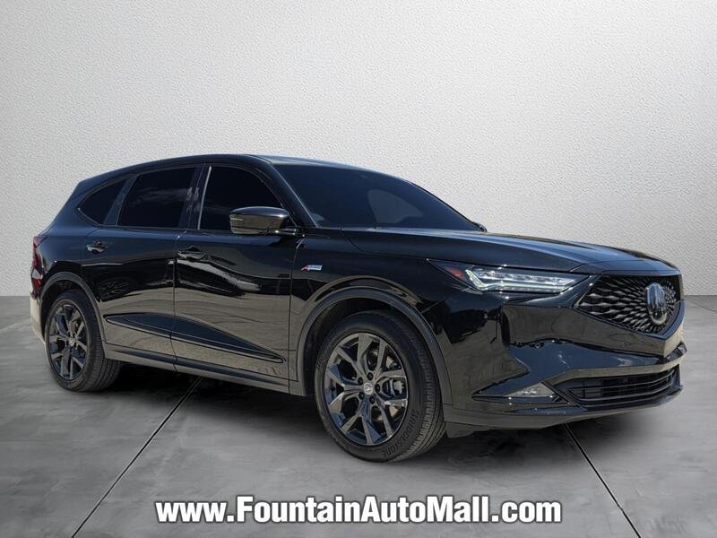 Used 2024 Majestic Black Pearl Acura SH-AWD A-SPEC image 6