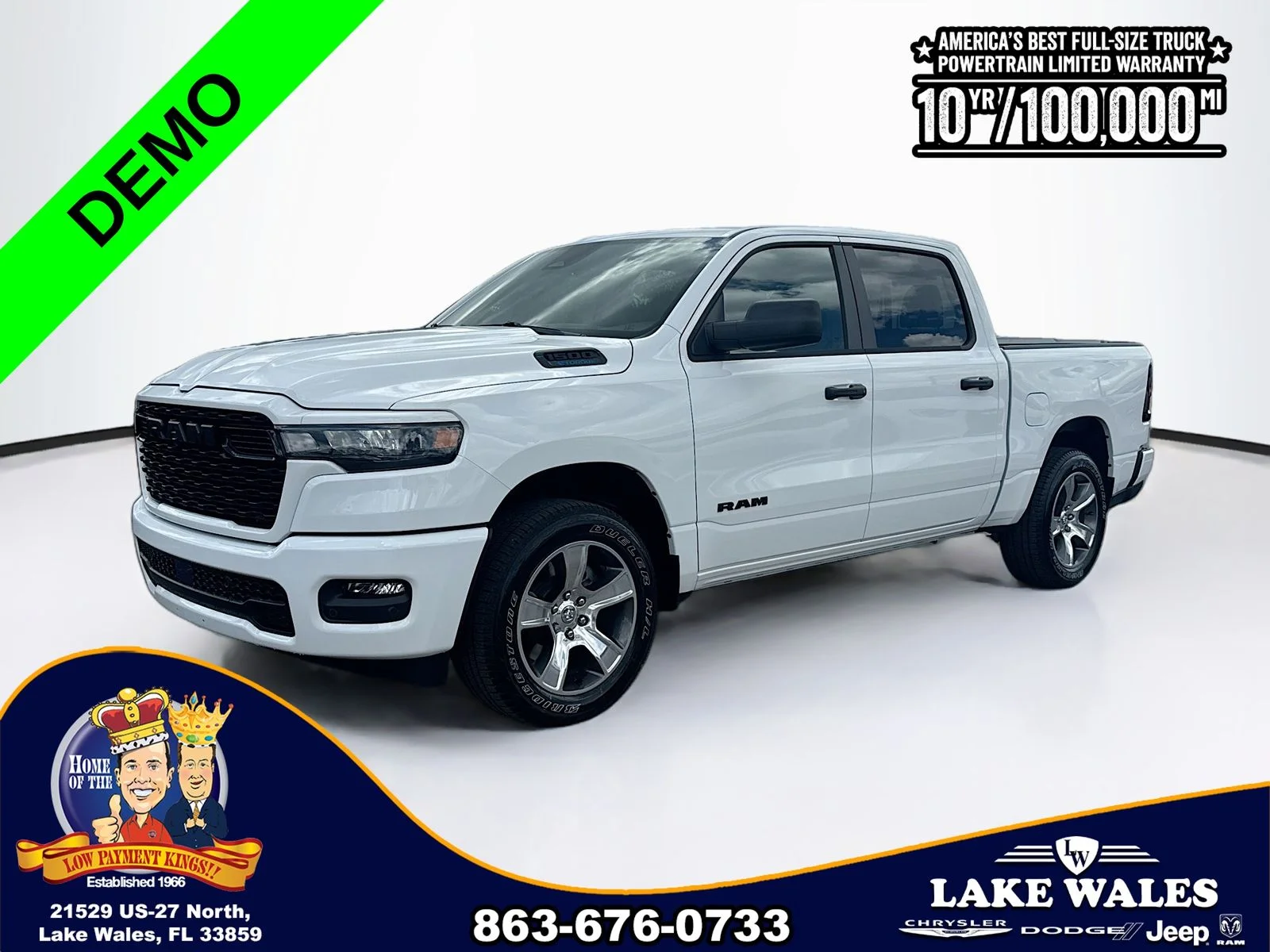 New 2026 Bright White Clear-Coat Exterior Paint RAM  image 2