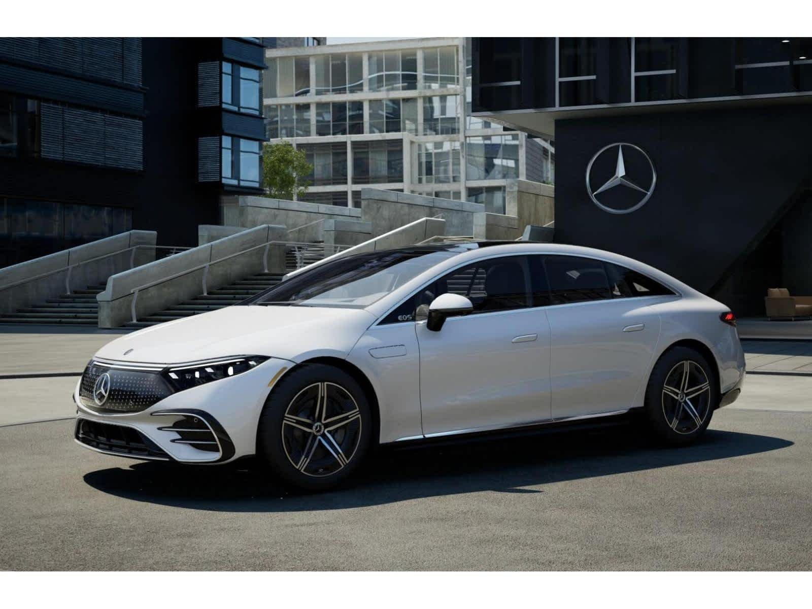 New 2026 MANUFAKTUR Moonlight White Metallic Mercedes-Benz EQS 450+ image 36