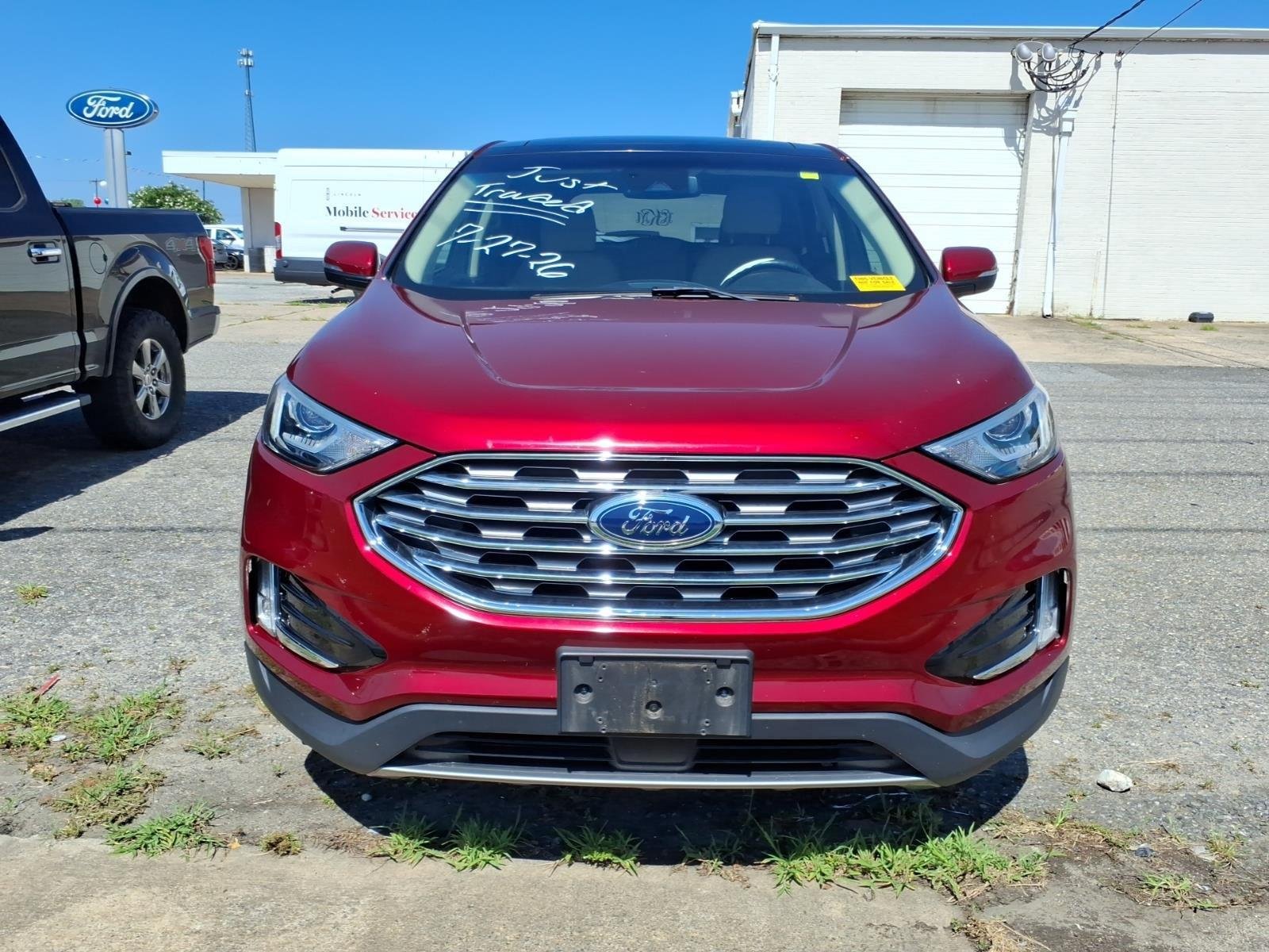 Used 2019 Ruby Red Metallic Tinted Clearcoat Ford SEL image 3