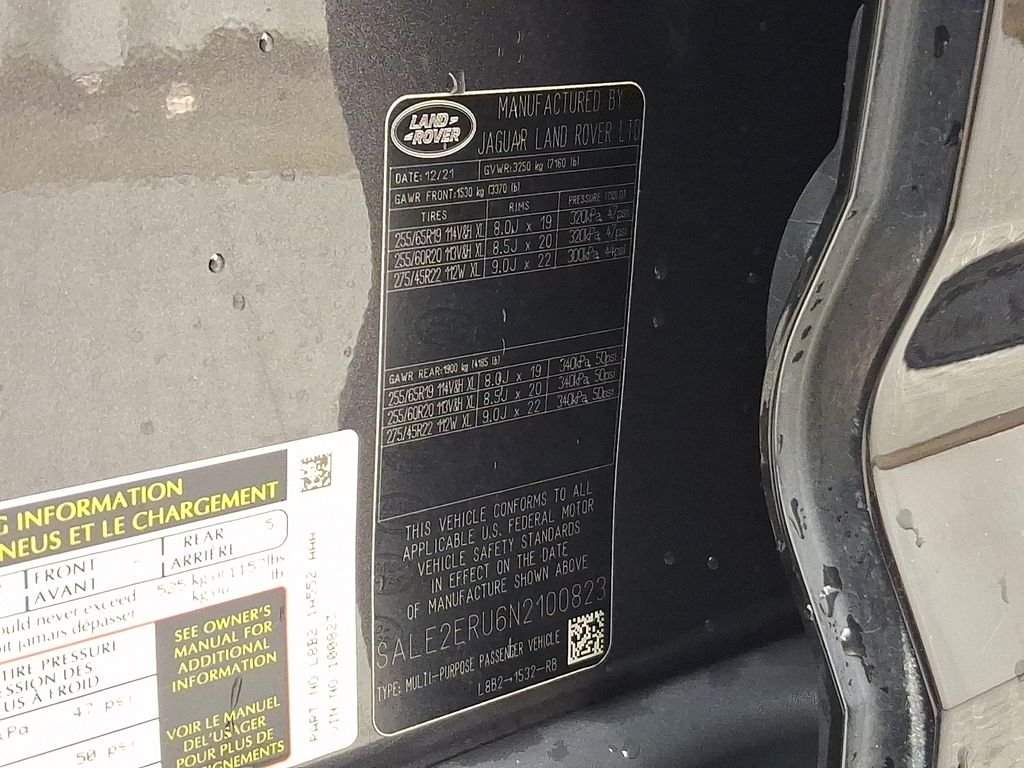 Certified Used 2022 Carpathian Grey Premium Metallic Land Rover X-Dynamic SE image 27