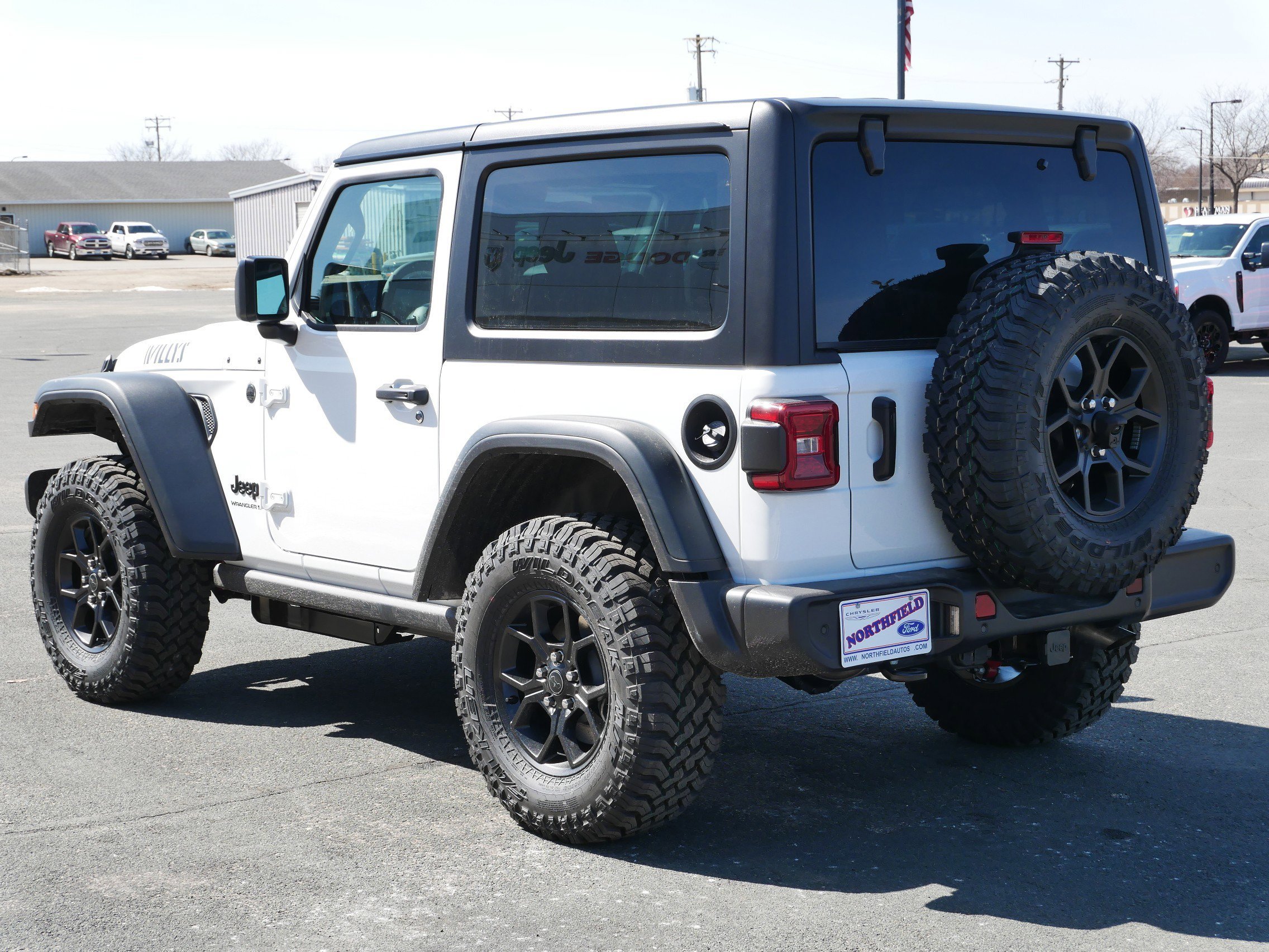 New 2026 Bright White Clear-Coat Exterior Paint Jeep Willys image 6
