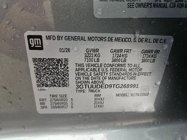 New 2026 Sterling Metallic GMC SLT image 30
