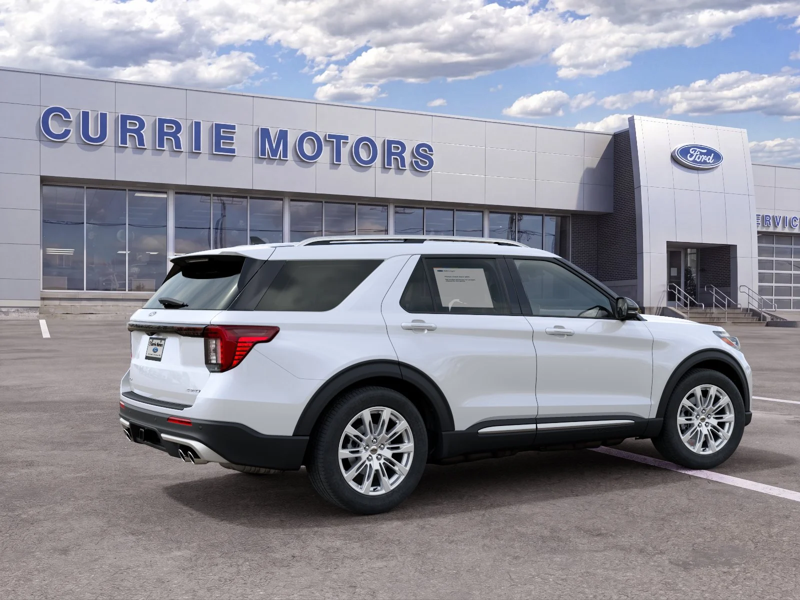 New 2027 Star White Metallic Tri-Coat Ford Platinum image 29