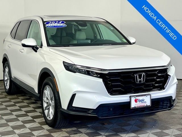 Certified Used 2024 Platinum White Pearl Honda EX-L image 1
