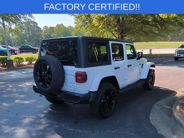 Used 2022 White Jeep Unlimited Sahara 4xe image 5