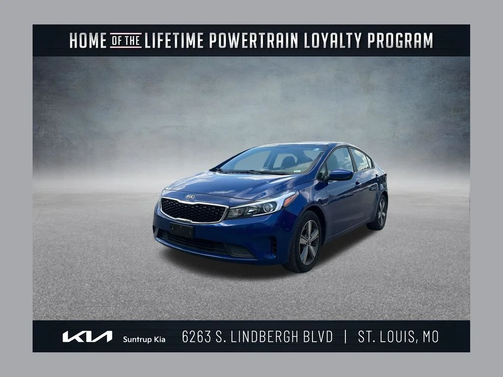 Used 2018 Blue Kia LX image 1