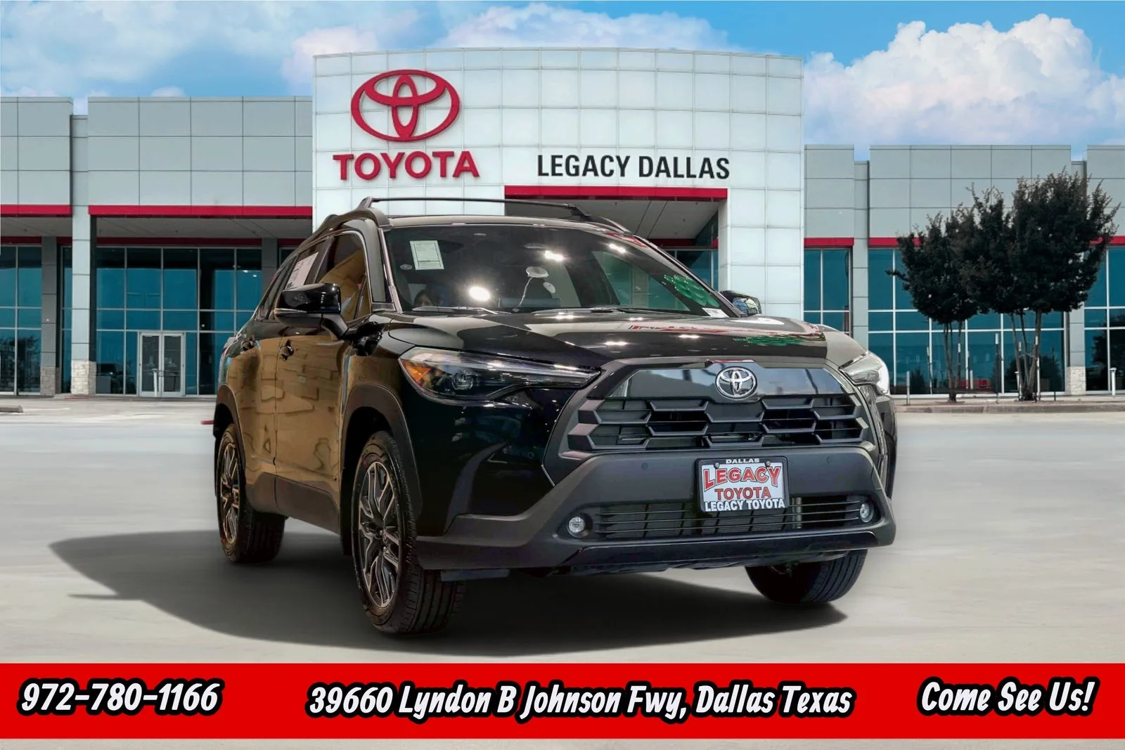 New 2026 Jet Black Toyota XLE image 1