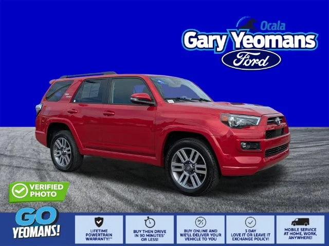 Certified Used 2023 Barcelona Red Metallic Toyota TRD Sport image 1