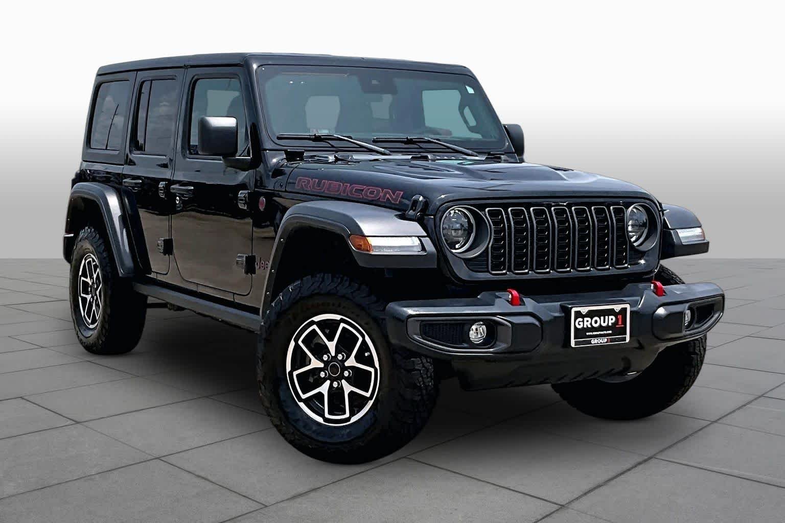 Used 2024 Black Clearcoat Jeep Rubicon image 3