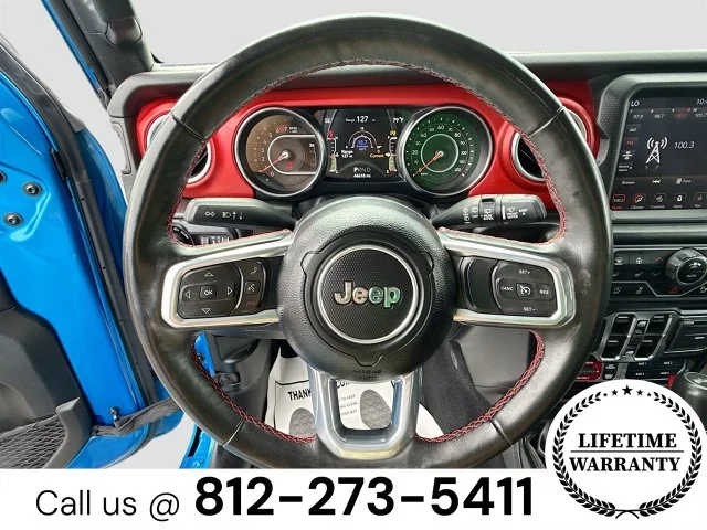 Used 2022 Blue Jeep Unlimited Rubicon image 11