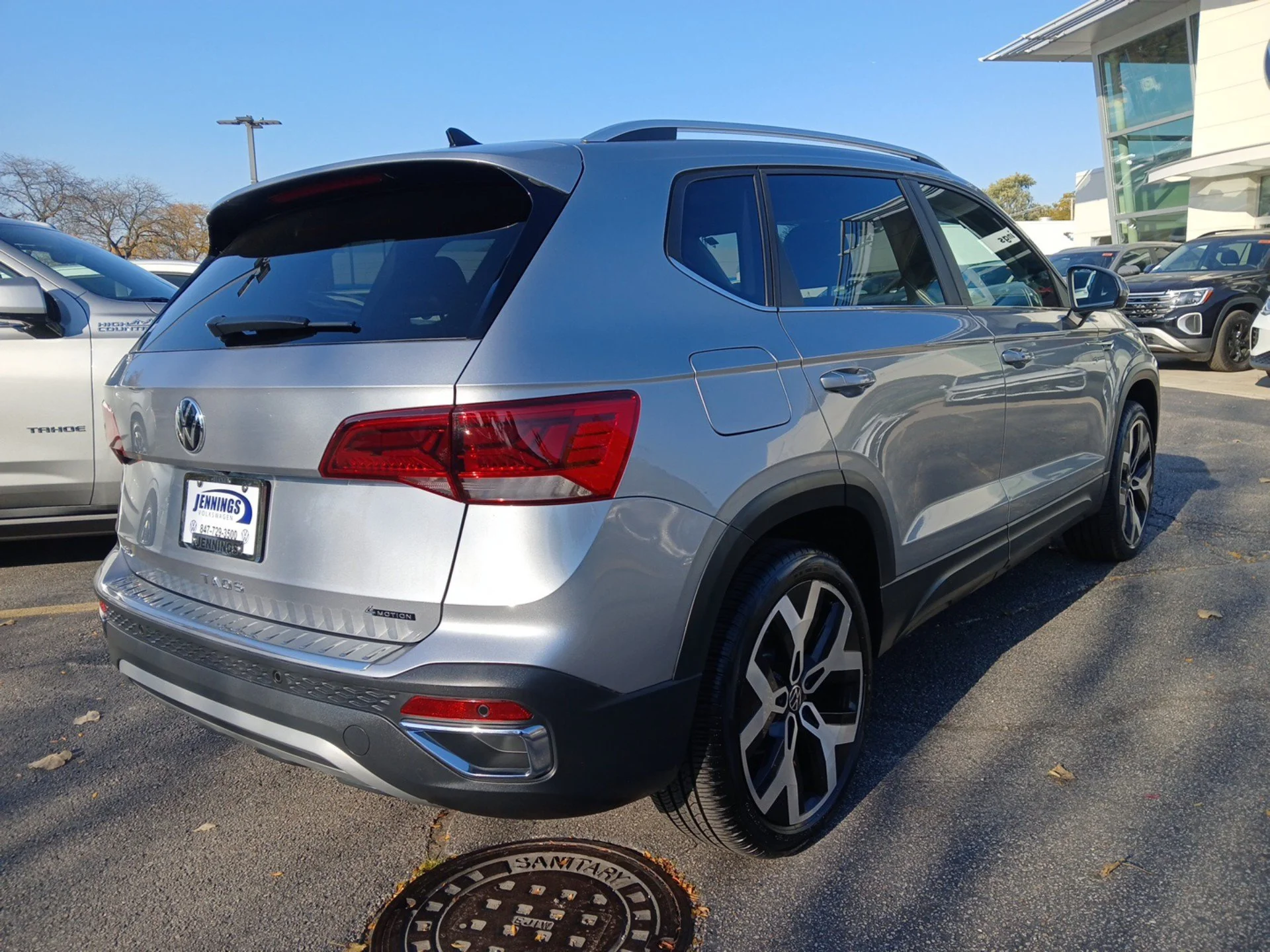 Certified Used 2023 Silver Volkswagen SEL image 4