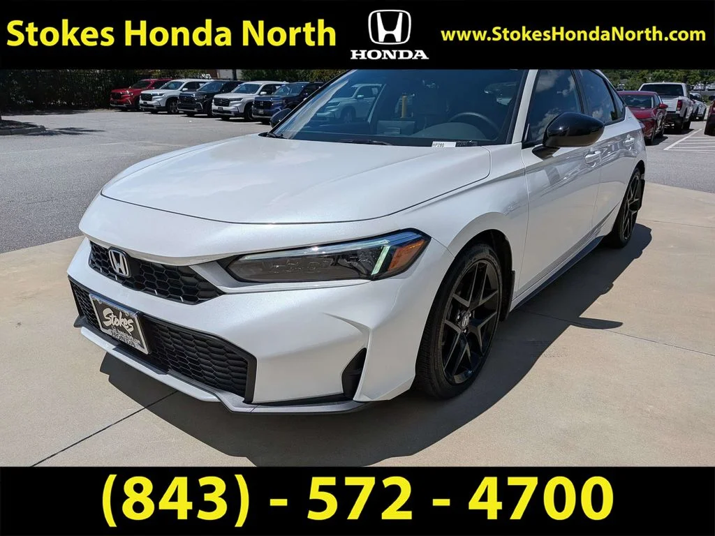 Certified Used 2025 White Honda Sport image 4