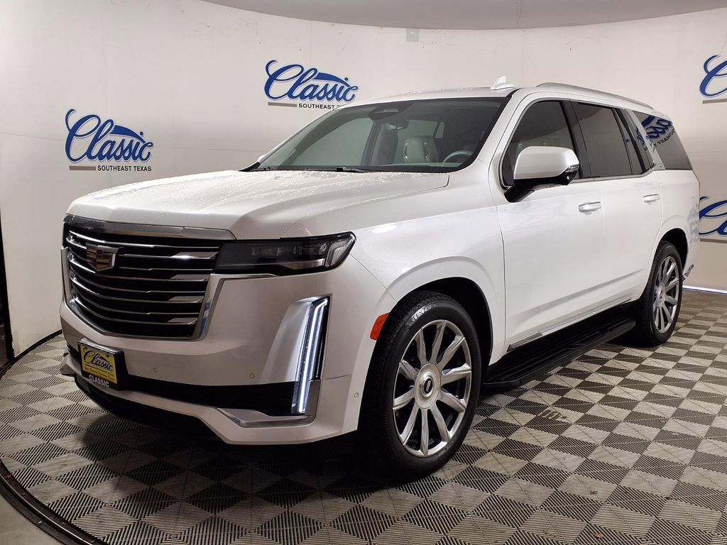 Used 2022 Crystal White Tricoat Cadillac Premium Luxury Platinum image 3