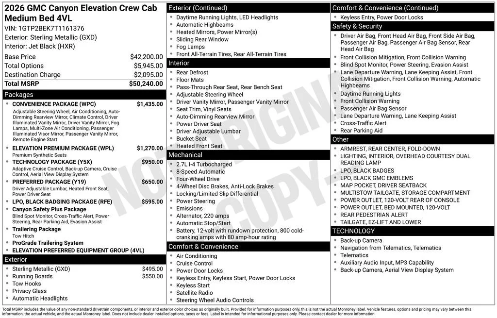 2026 GMC Canyon Elevation - Photo 56