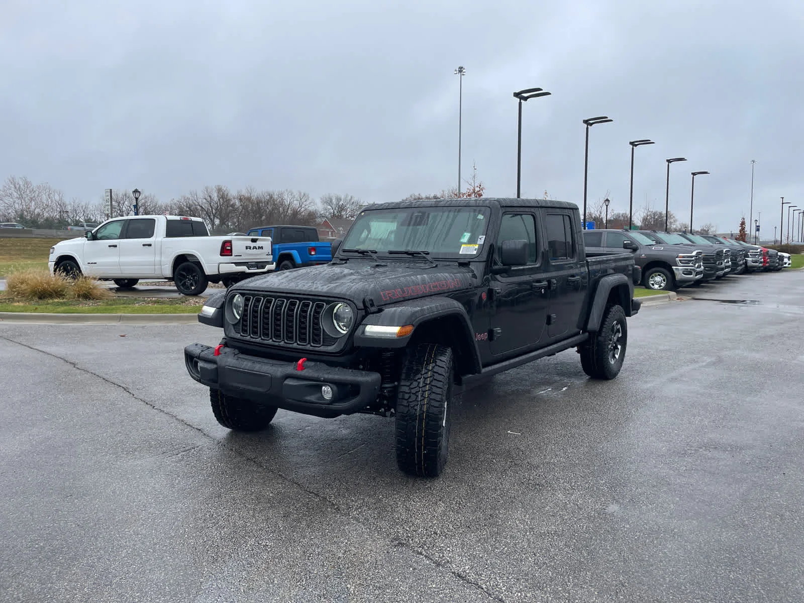 New 2026 Black Clear-Coat Exterior Paint Jeep Rubicon X image 4