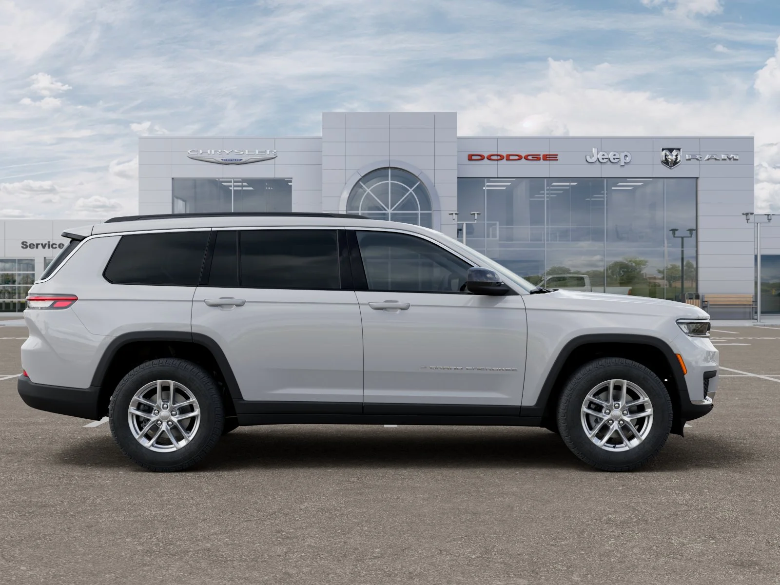 New 2026 Bright White Clear-Coat Exterior Paint Jeep Laredo image 48