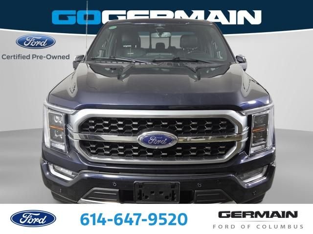 Certified Used 2023 Antimatter Blue Metallic Ford Platinum image 2
