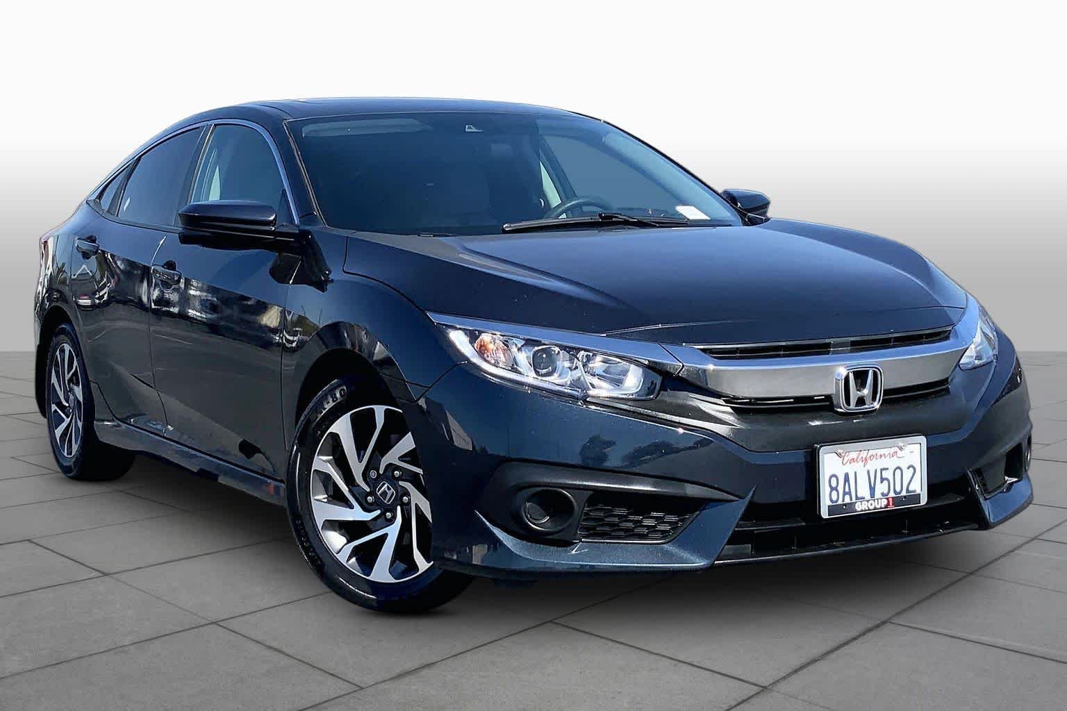 Used 2017 Honda Civic EX with VIN 19XFC2F86HE220255 for sale in Sacramento, CA