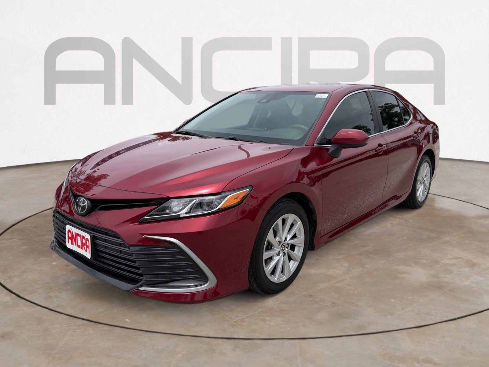 Used 2021 Supersonic Red Toyota LE image 6