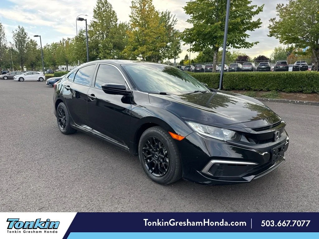 Used 2019 Crystal Black Pearl Honda LX image 1