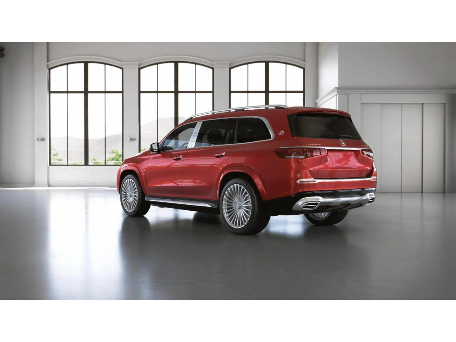 Used 2022 MANUFAKTUR Cardinal Red Metallic Mercedes-Benz Maybach GLS 600 image 29