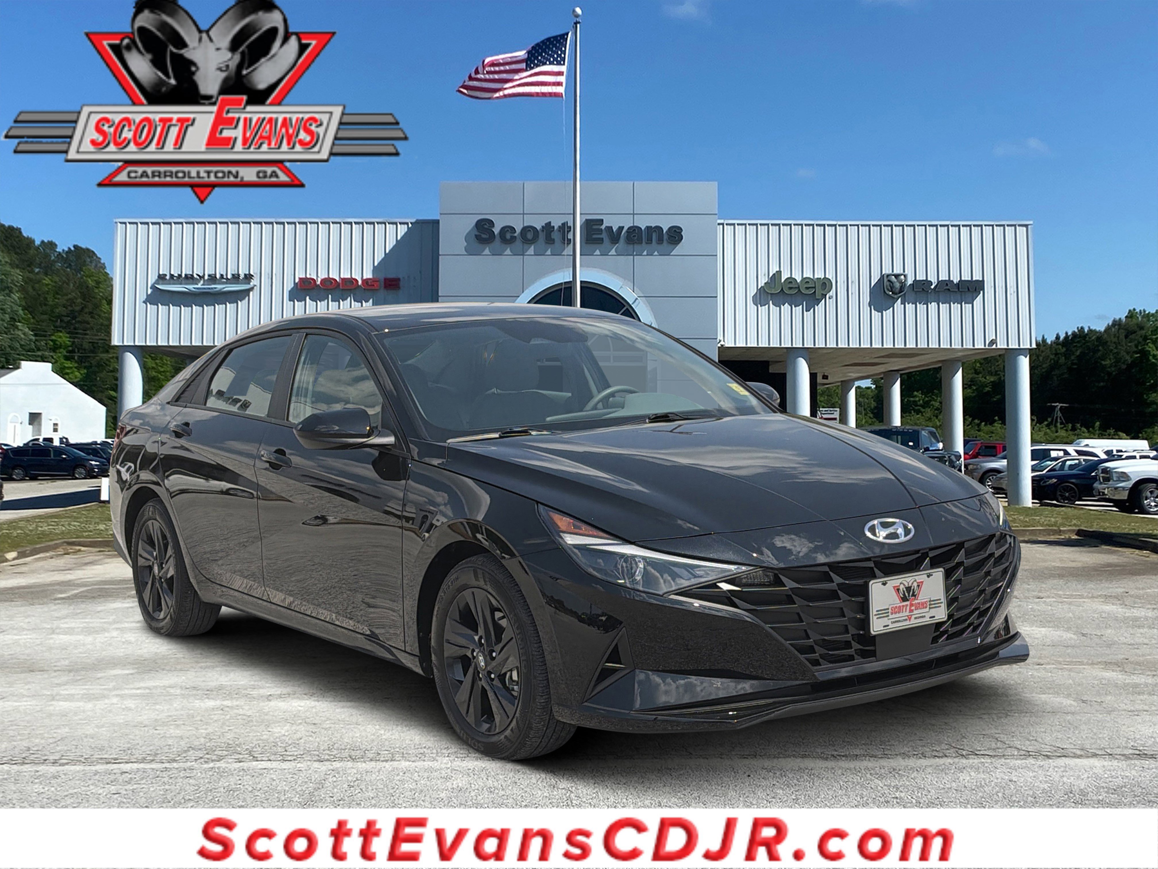 Used 2022 Phantom Black Hyundai SEL image 1