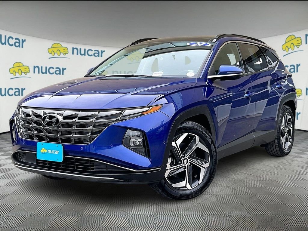 Used 2024 Blue Hyundai Limited image 3
