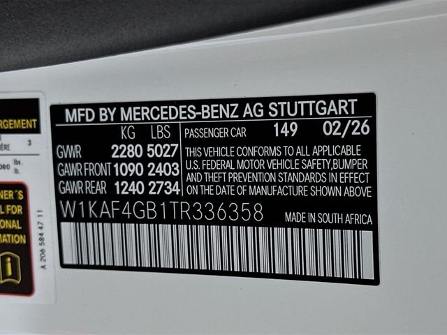 New 2026 Polar White Mercedes-Benz C 300 image 31