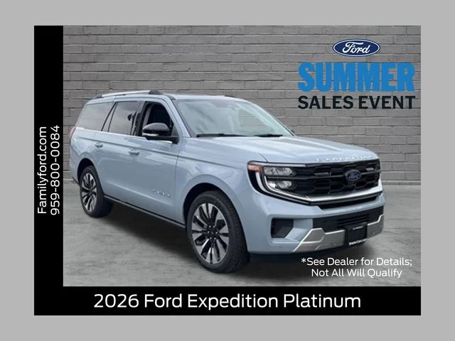New 2026 Glacier Gray Metallic Tri-Coat Ford Platinum® image 1
