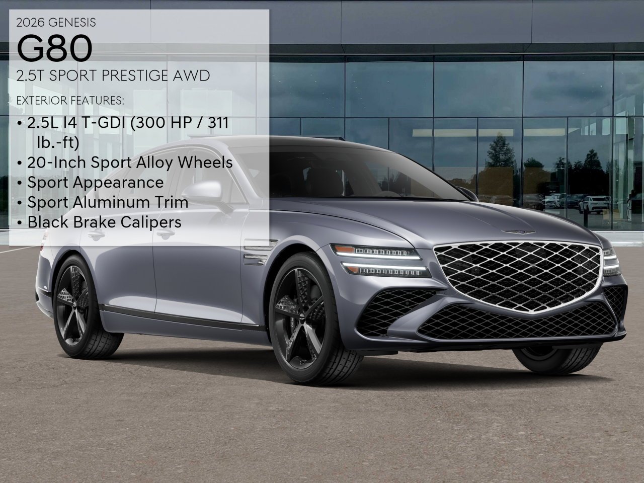 New 2026 Ceres Blue Genesis 2.5T SPORT PRESTIGE image 3