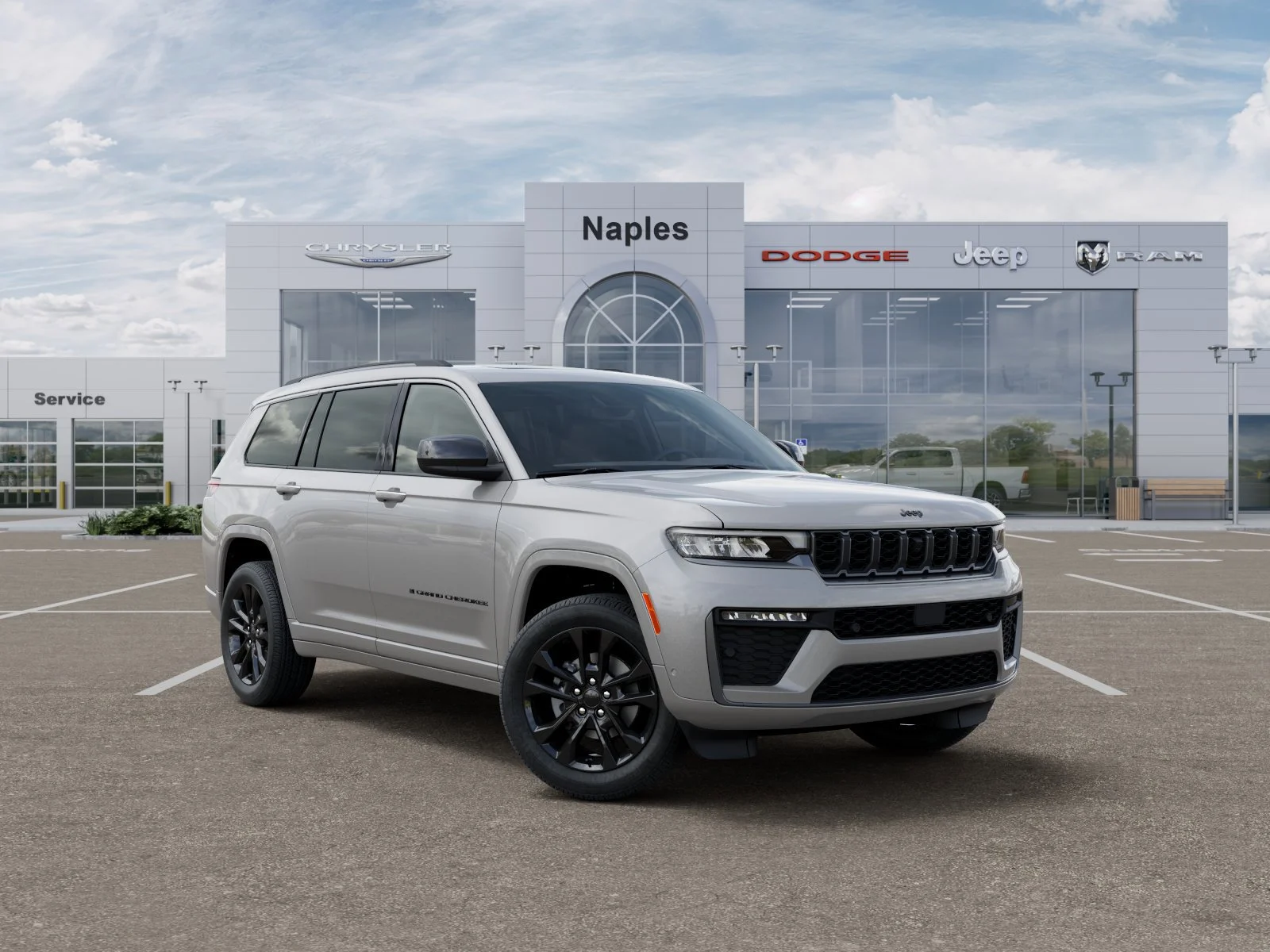 New 2026 Silver Zynith Exterior Paint Jeep Limited Reserve image 5