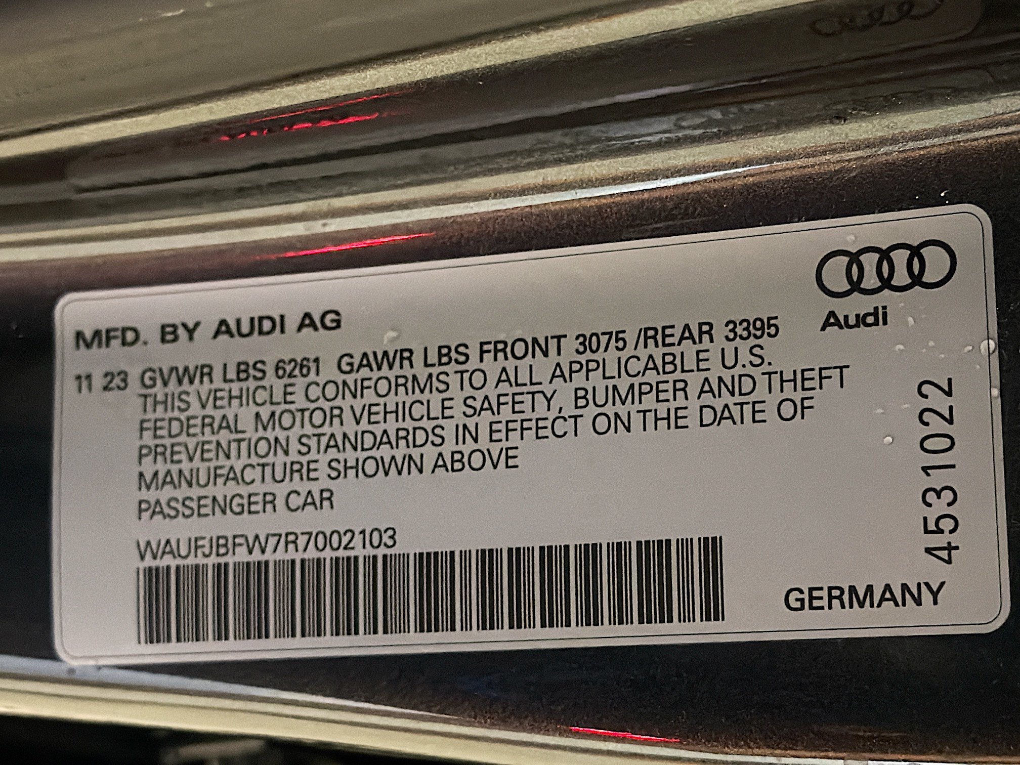Used 2024 Daytona Gray Pearl Effect Audi Premium Plus image 42