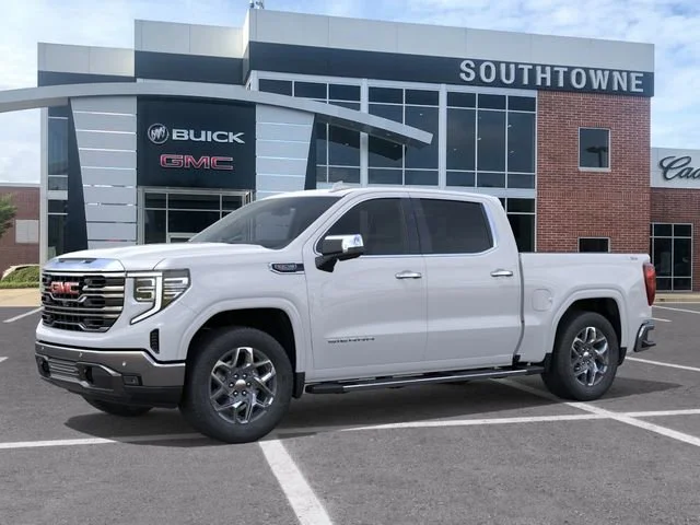 New 2026 Glacier White Tricoat GMC SLT image 2