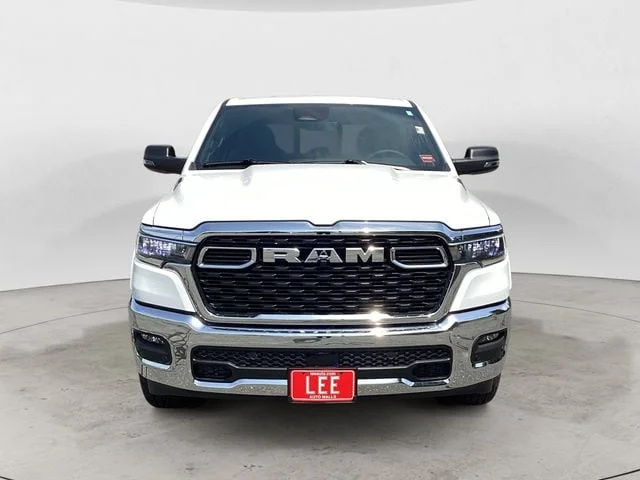 New 2026 Bright White Clearcoat Ram BIG HORN CREW CAB 4X4 5