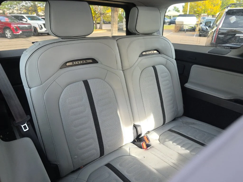 Used 2025 Glacier White Rivian Adventure Dual Motor Max Pack image 13