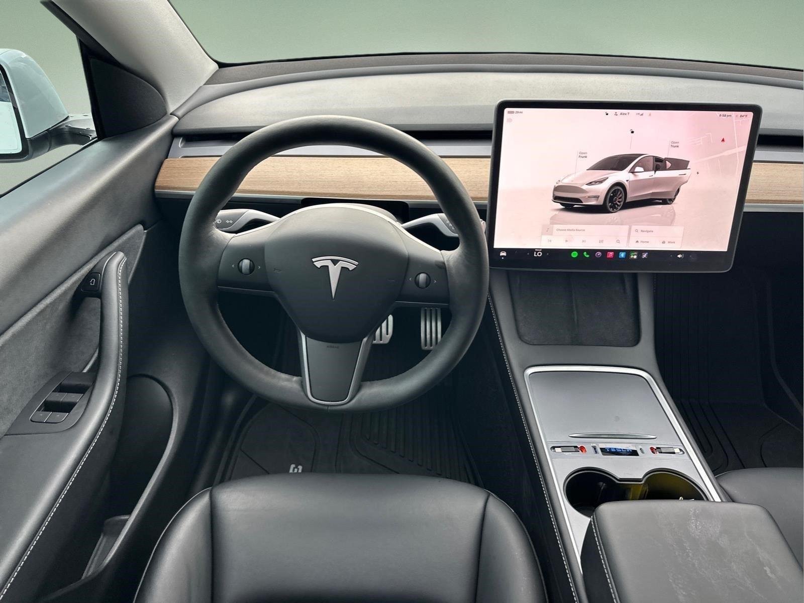 Used 2022 Pearl White Multi-Coat Tesla Performance image 14