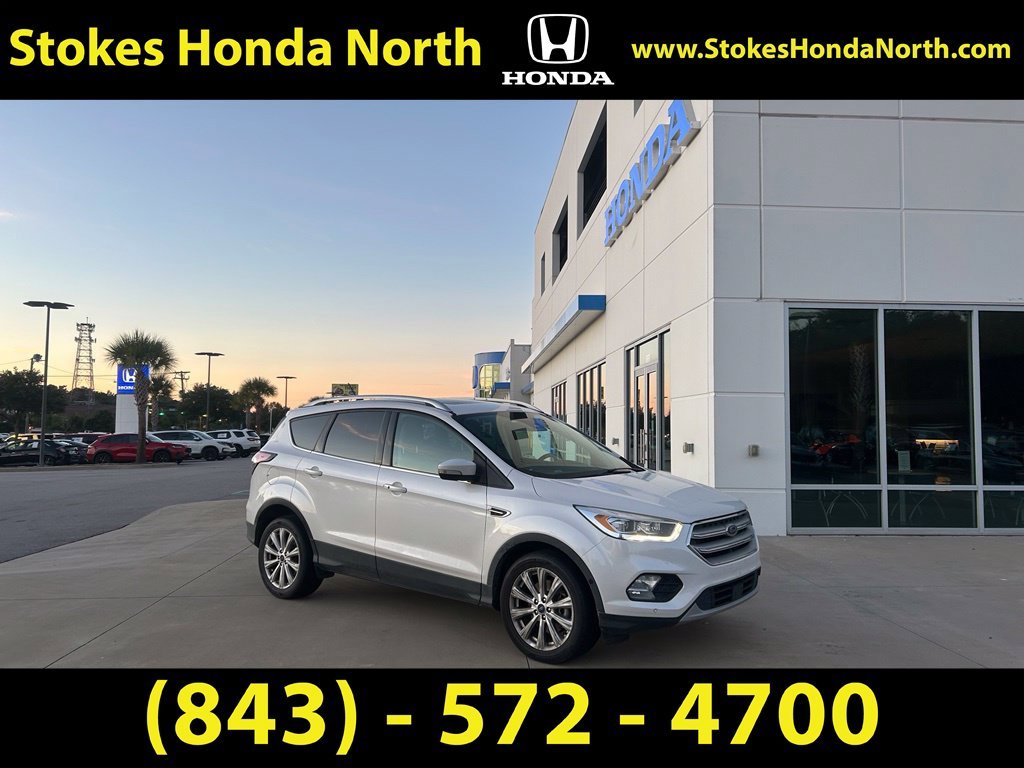 Used 2018 White Ford Titanium image 1