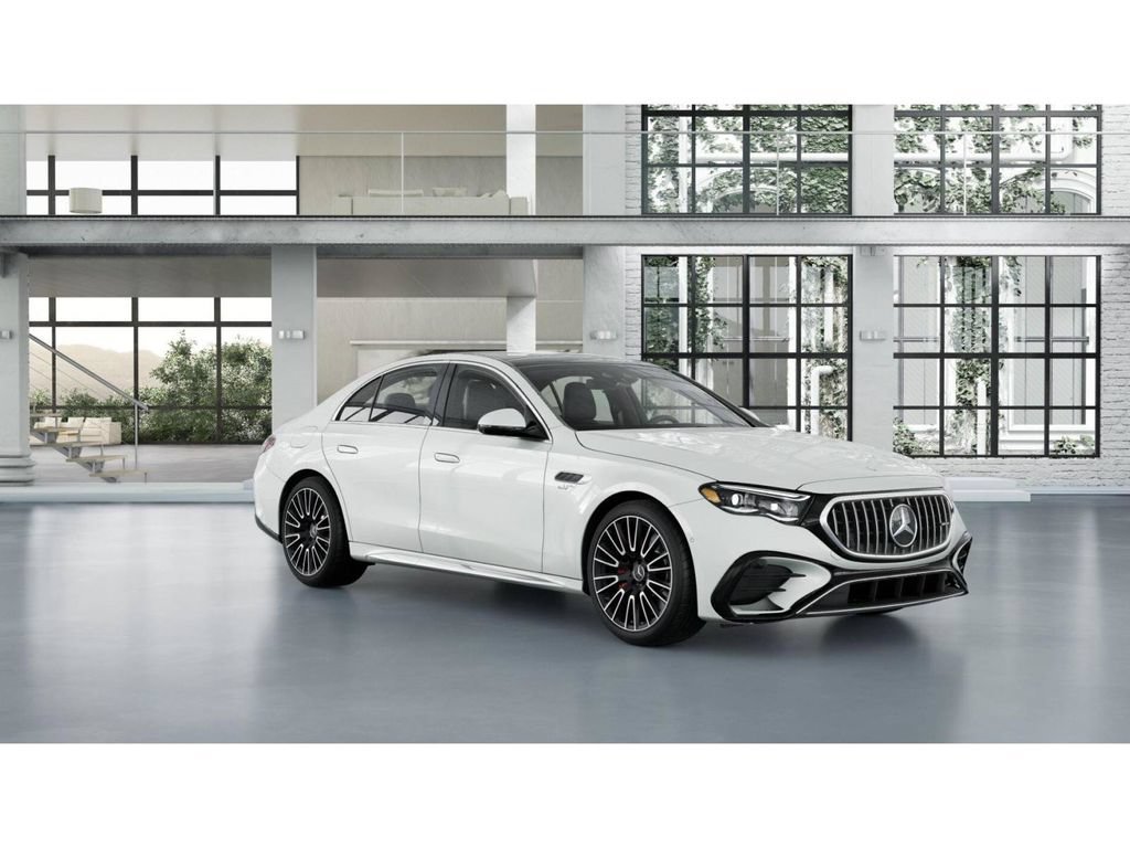 New 2027 MANUFAKTUR Moonlight White Metallic Mercedes-Benz AMG® E 53 Hybrid Sedan image 53