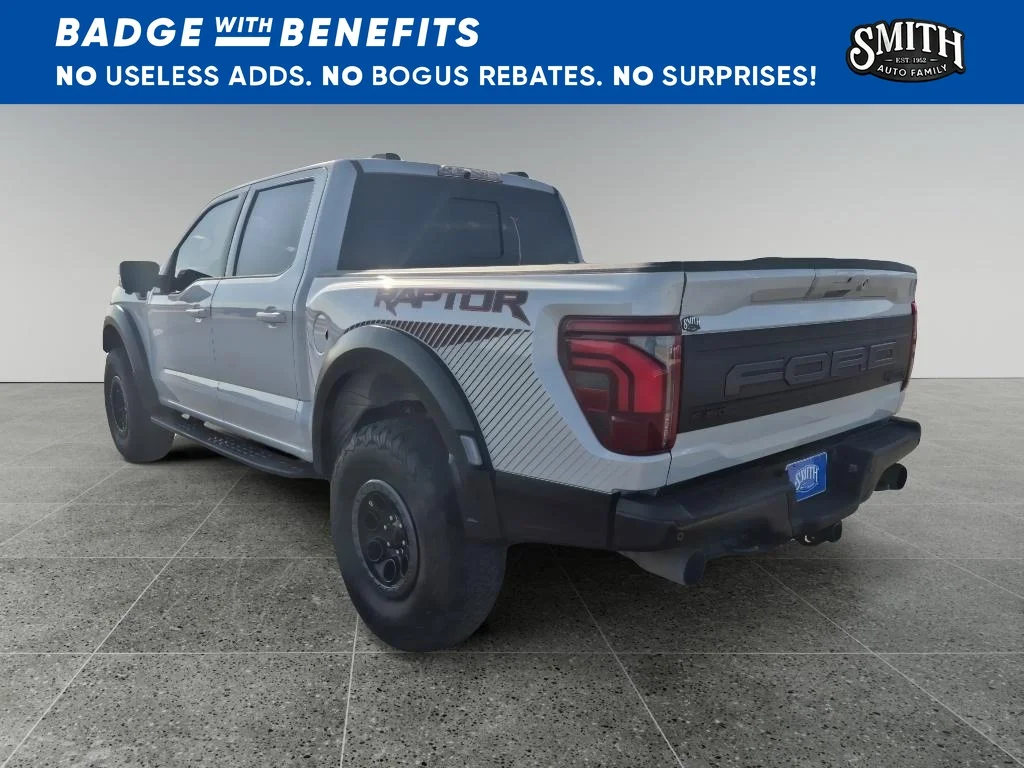Used 2025 Space White Metallic Ford Raptor image 5