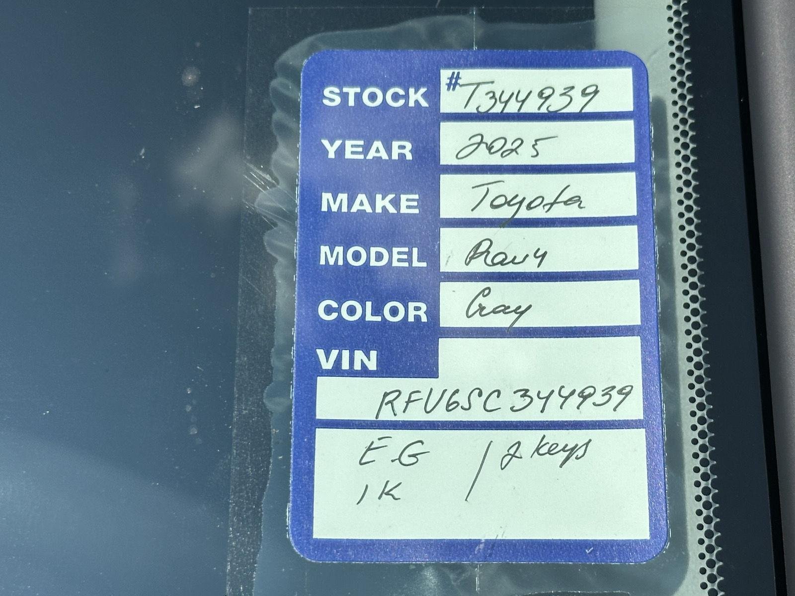 Used 2025 Magnetic Gray Metallic Toyota LE image 15