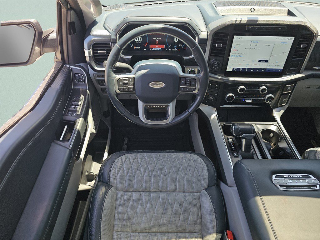 Certified Used 2022 White Metallic Ford Limited image 4
