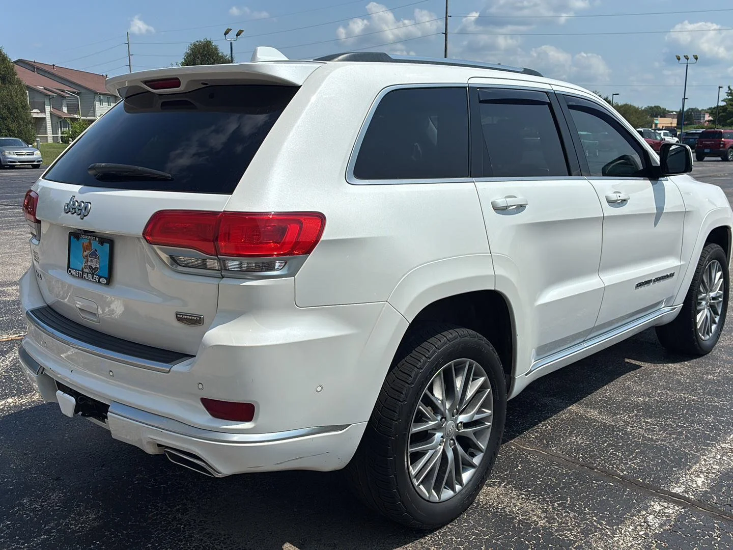 Used 2017 Bright White Clearcoat Jeep Summit image 8